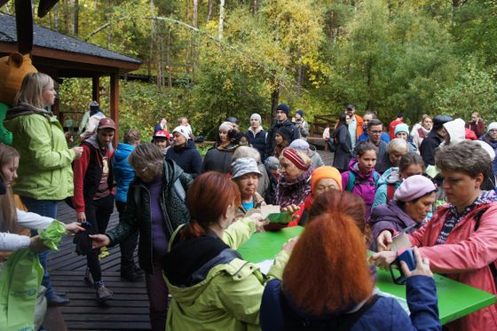 На акцию «За Чистые Столбы» пришли более 300 красноярцев