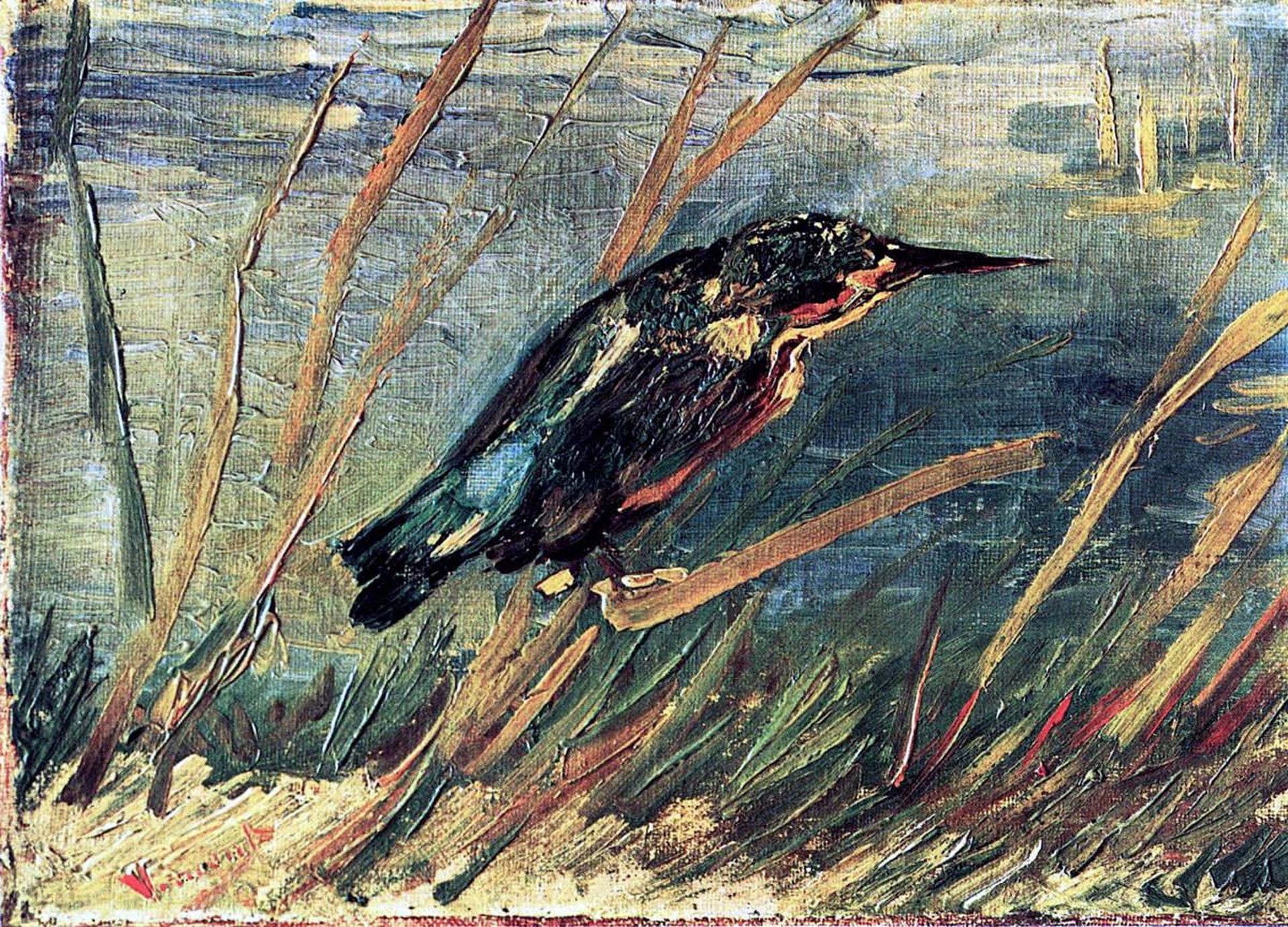 Винсент Ван Гог. Зимородок, 1886