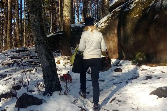 «Дама с собачкой» на «Столбах» устроила скандал