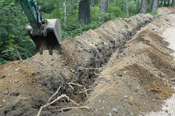 Ремонтные работы на Центральных Столбах